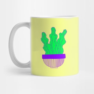 Green Cactus Plant Mug